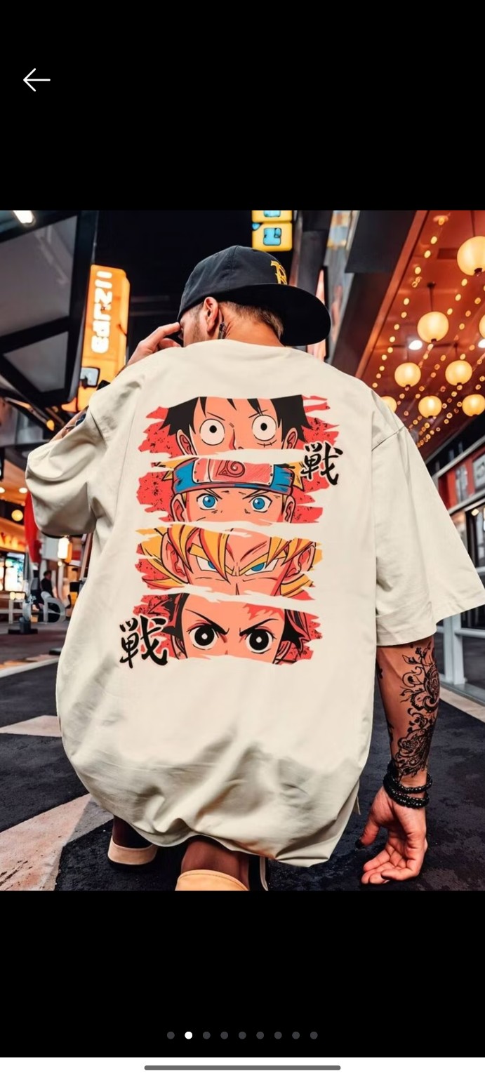 Camiseta de animes